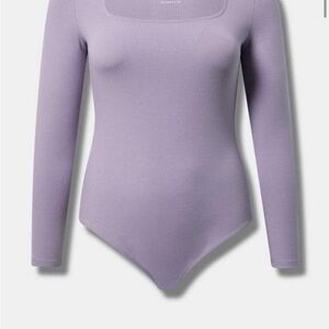 Torrid Super Soft Ribbed Top in Gray